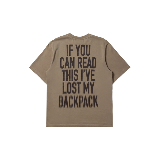 LOST MY BACKPACK SS TEE