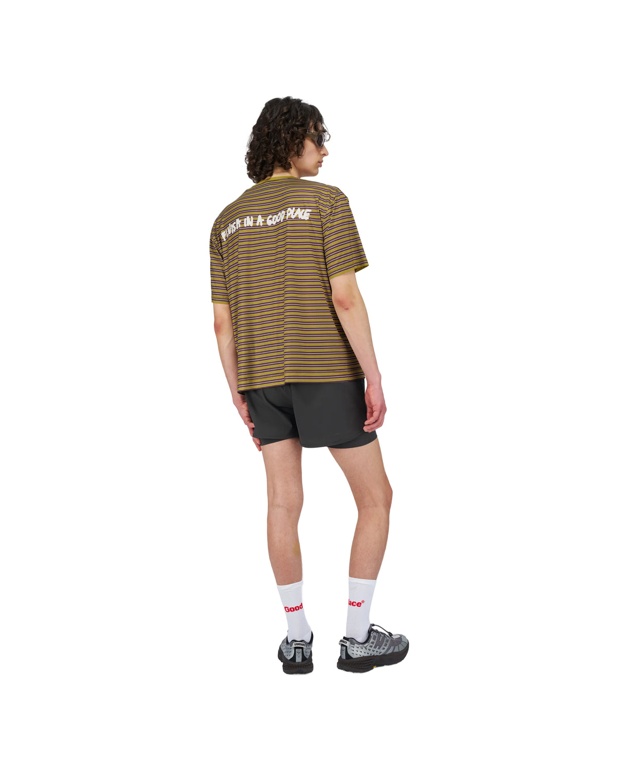 Unisex Striped Wavy Tee