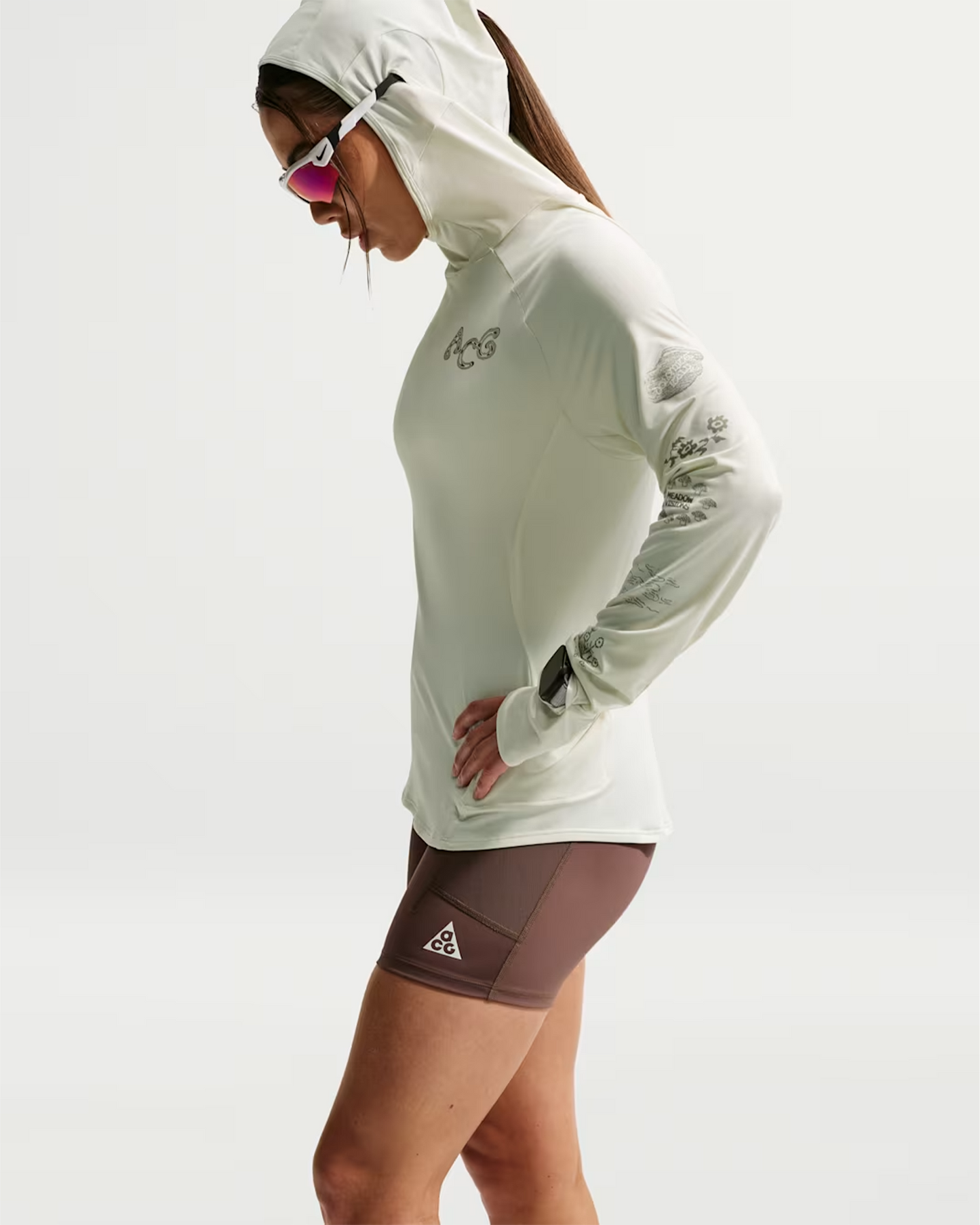 Women's "Solar Chase" Dri-FIT UV Hooded Trail Top