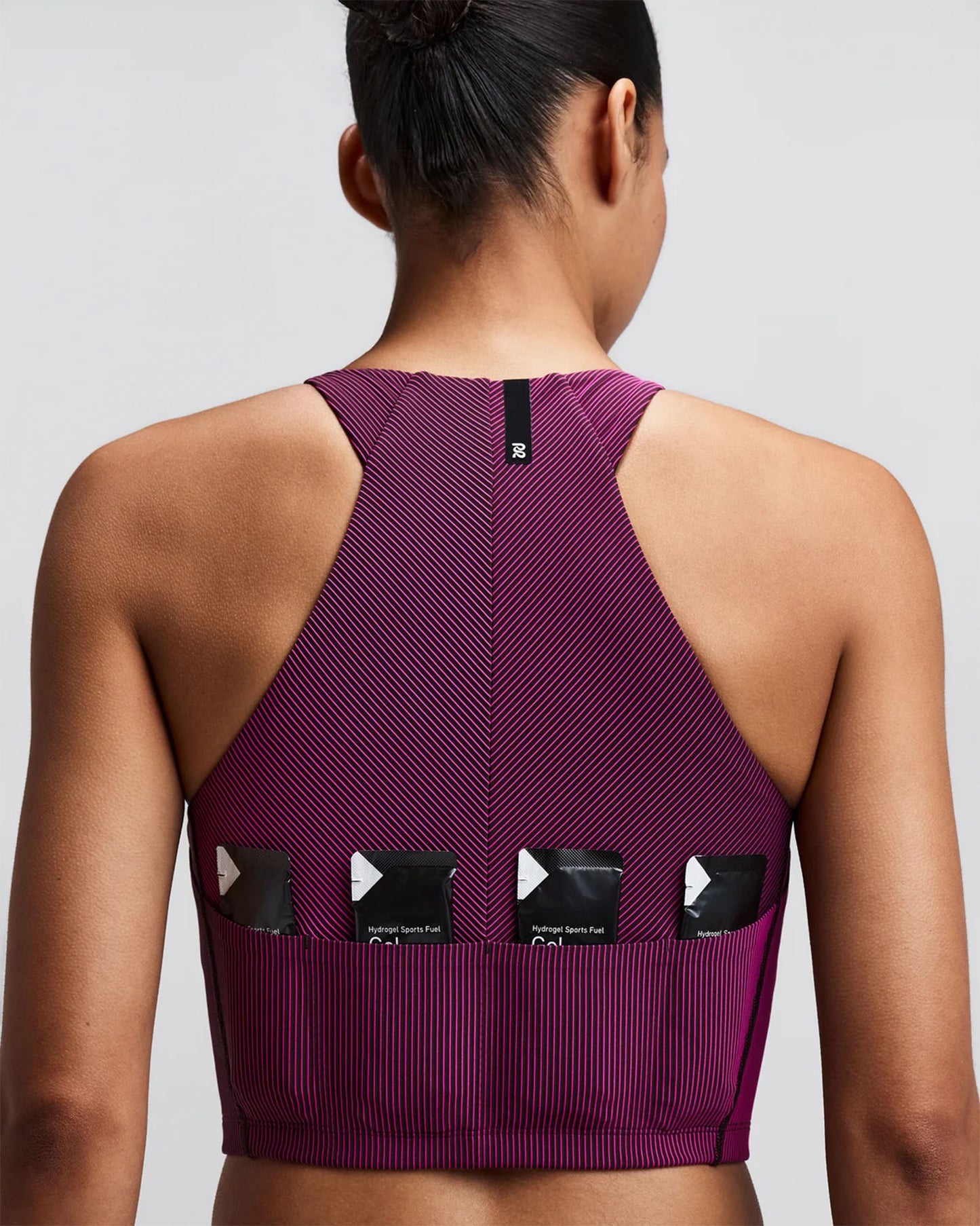 Women's Striped Cadence™ Zip Front Race Crop