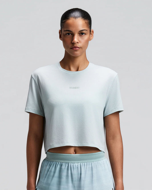 Women's Micromesh™ Cropped Run Tee
