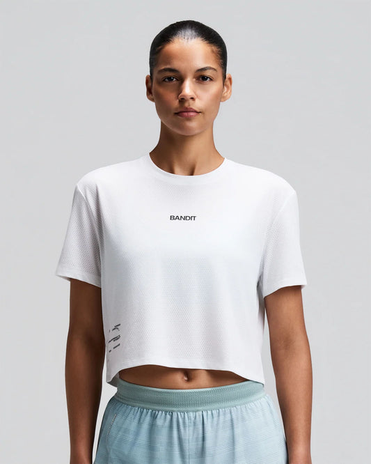 Women's Micromesh™ Cropped Run Tee
