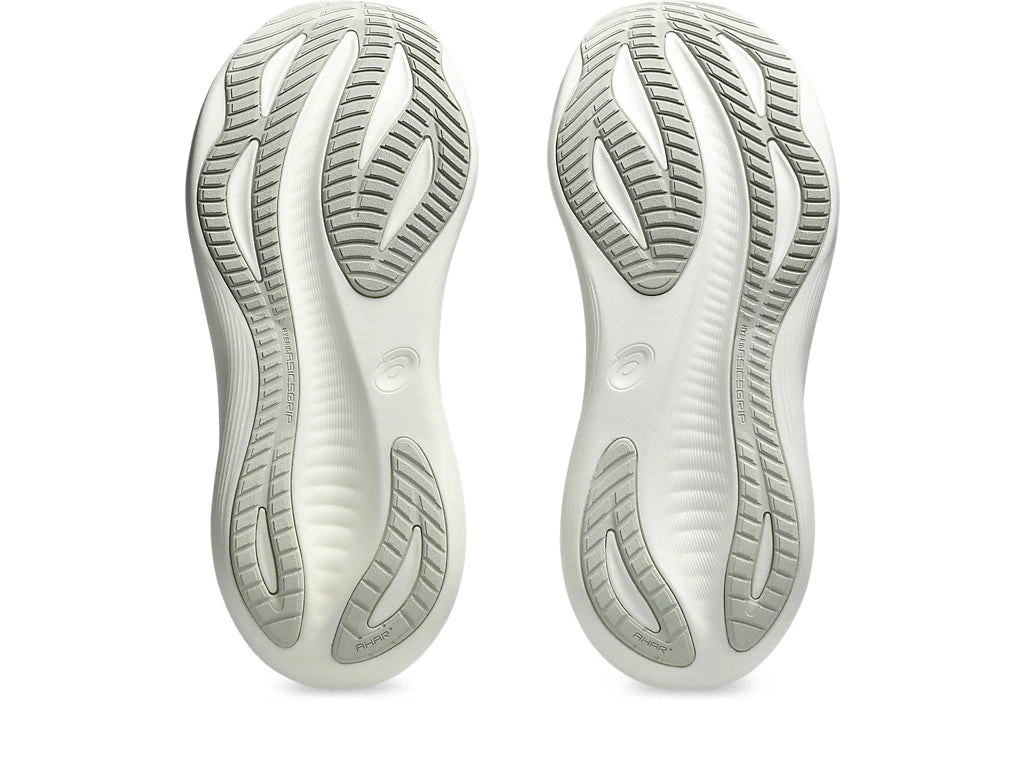 Women's Gel-Nimbus 27 Lake Grey White Sage Bottom view