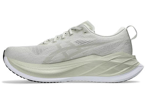 Asics superblast Lake Grey/White Sage side view