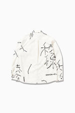 and wander Daijiro OHARA map key print shirt