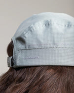 Hermanos Koumori x New Era Camper hat grey on model side detail view