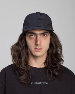 Hermanos Komouri New Era Dark Grey Hat on Model