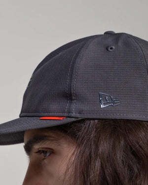 Hermanos Komouri New Era Dark Grey Hat on Model detail