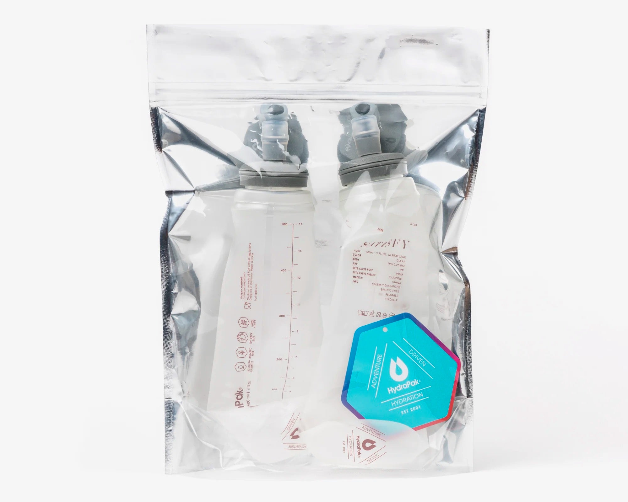 HydraPak® Soft Flask 500ml 2-Pack