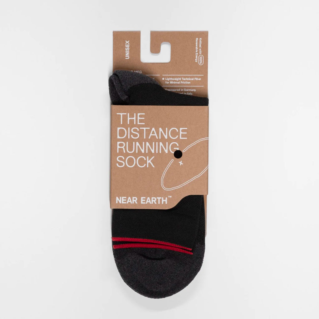 Near Earth x Renegade The Distance Running Sock (Black)