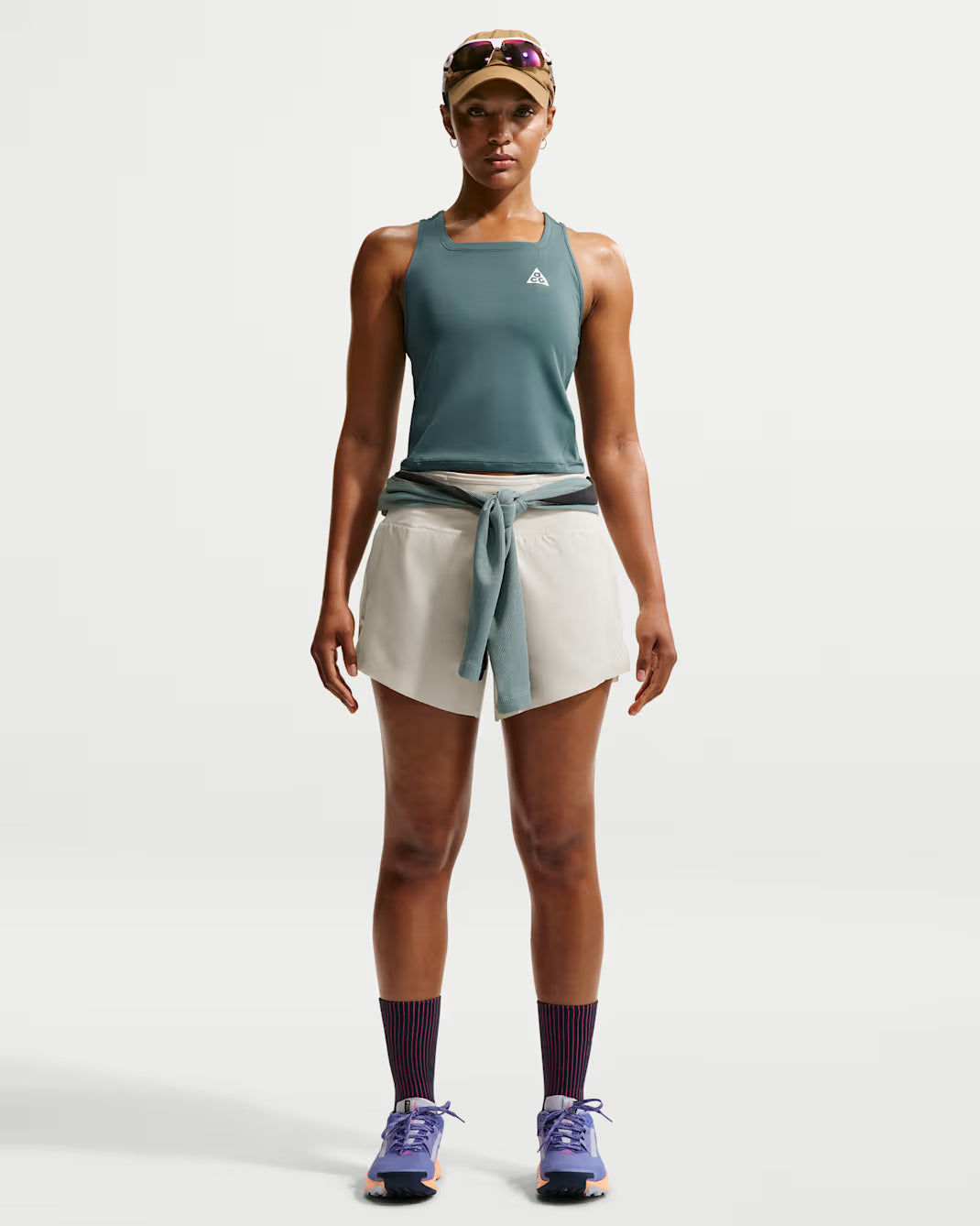 Women's ACG Dri-FIT Mid-Rise Brief-Lined Trail Running Shorts