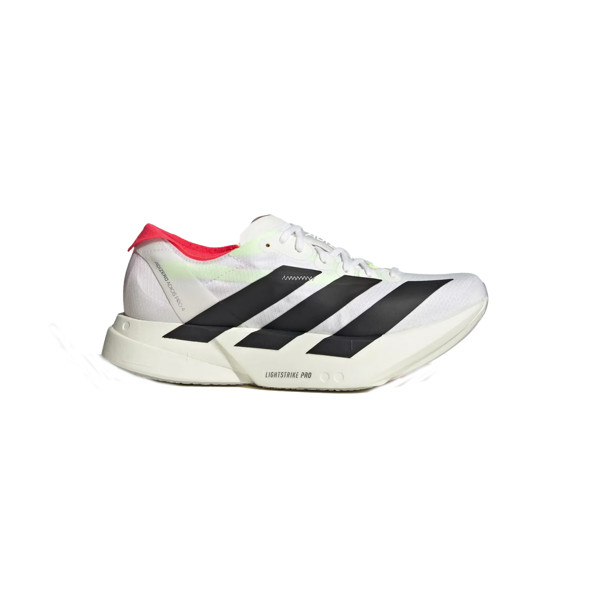 Men's adidas Adizero Adios Pro 4 - White/Black/Silver / 9 Men's adidas Adizero Adios Pro 4 - White/Black/Silver / 9