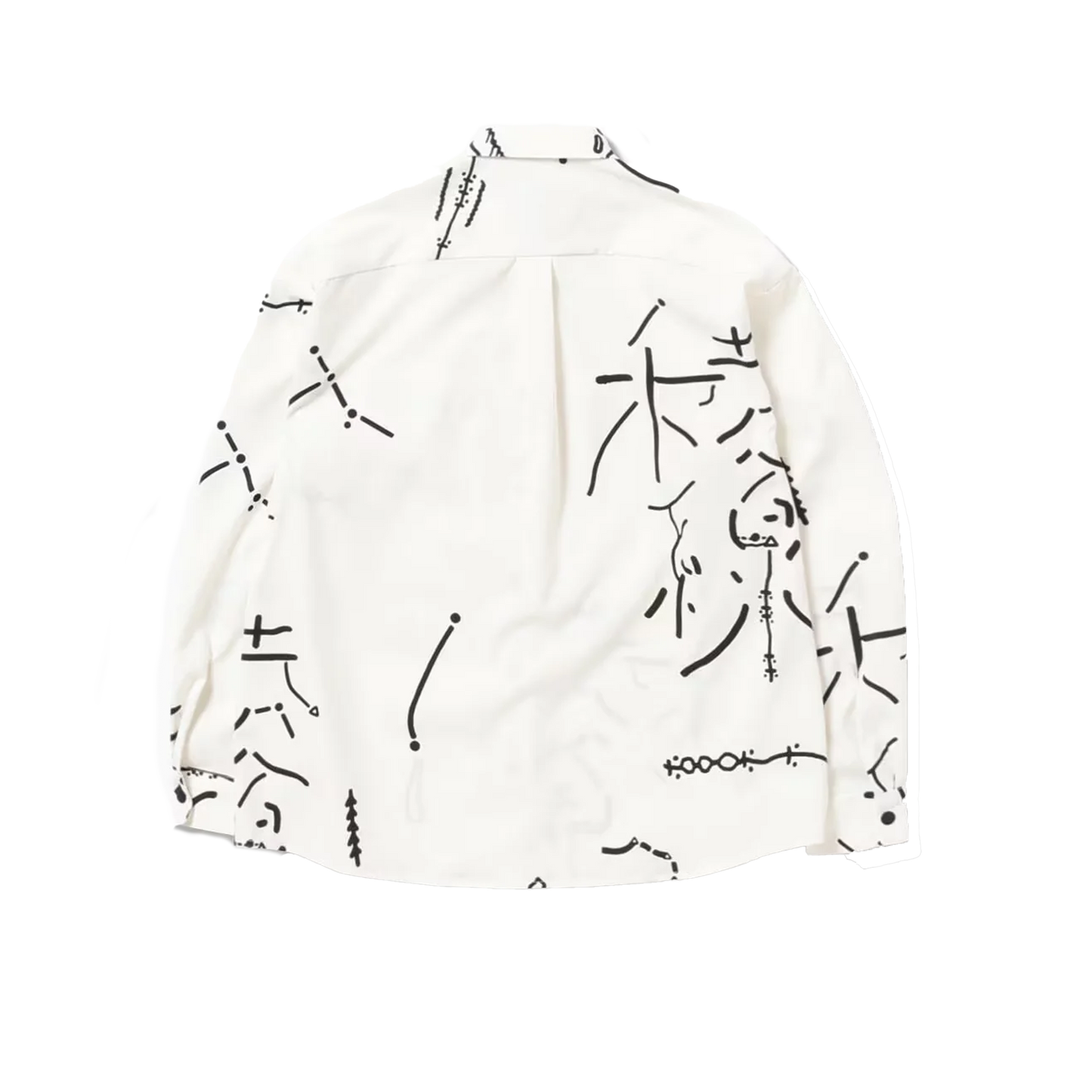 and wander Daijiro OHARA map key print shirt
