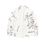 and wander Daijiro OHARA map key print shirt