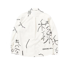 and wander Daijiro OHARA map key print shirt