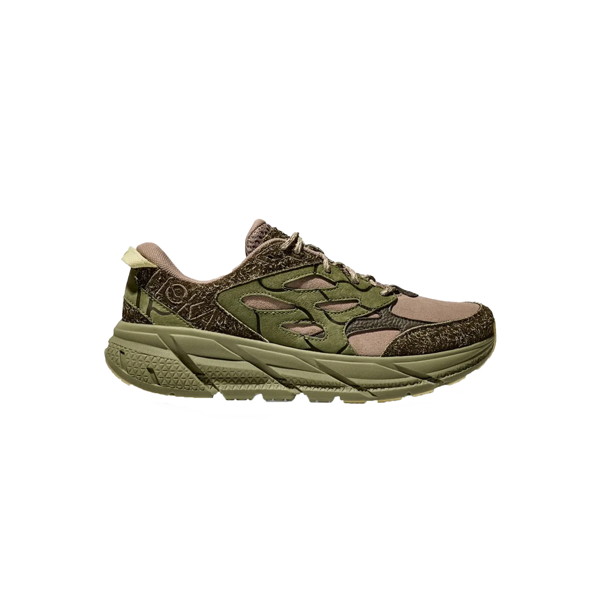 HOKA Elite Terrain System Clifton L Suede