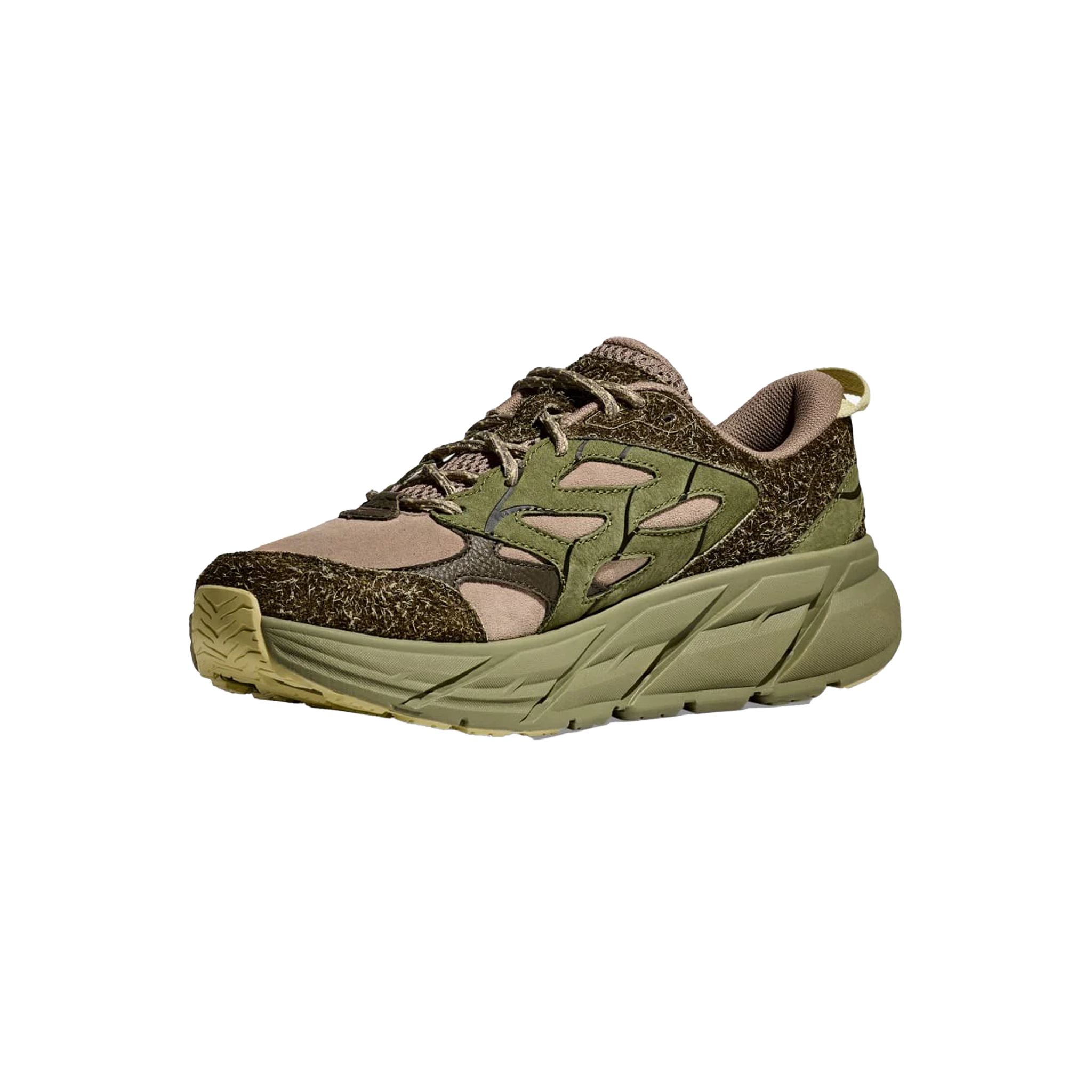HOKA Elite Terrain System Clifton L Suede