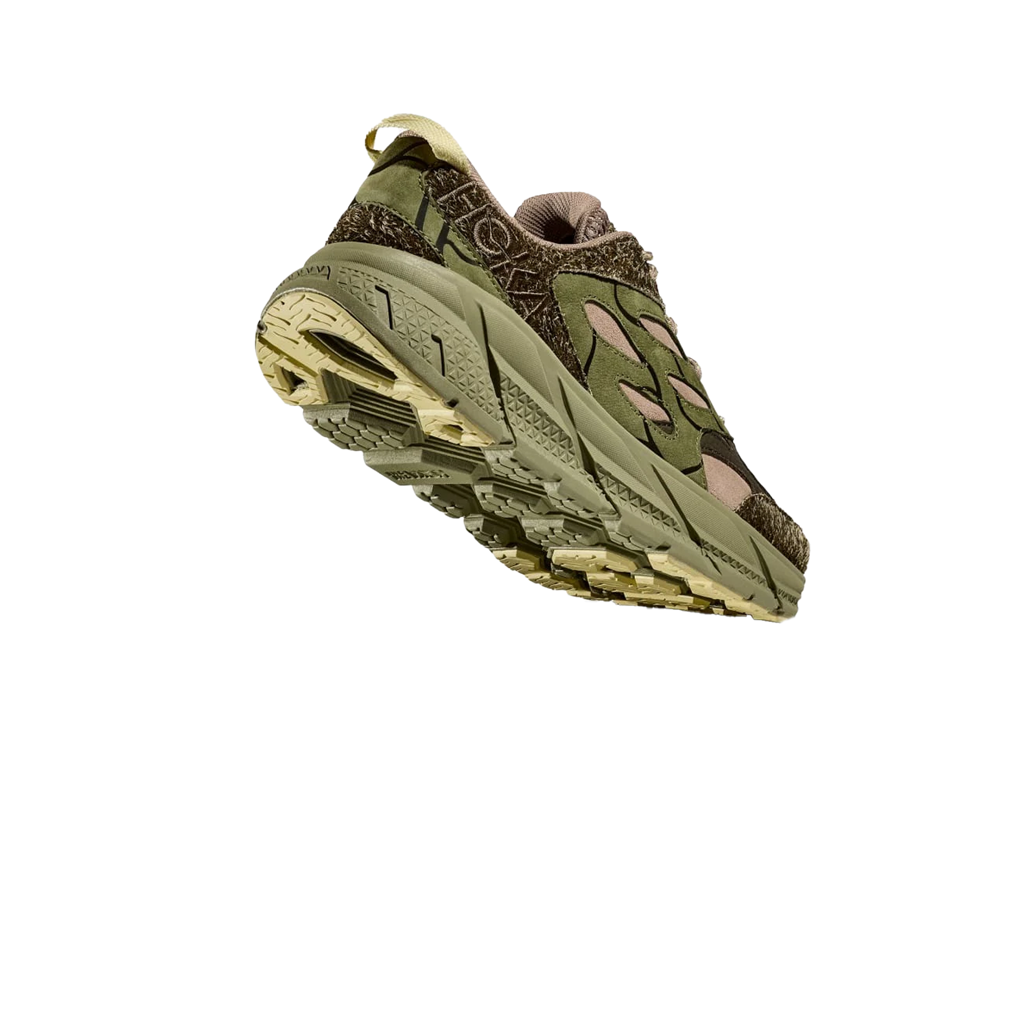 HOKA Elite Terrain System Clifton L Suede