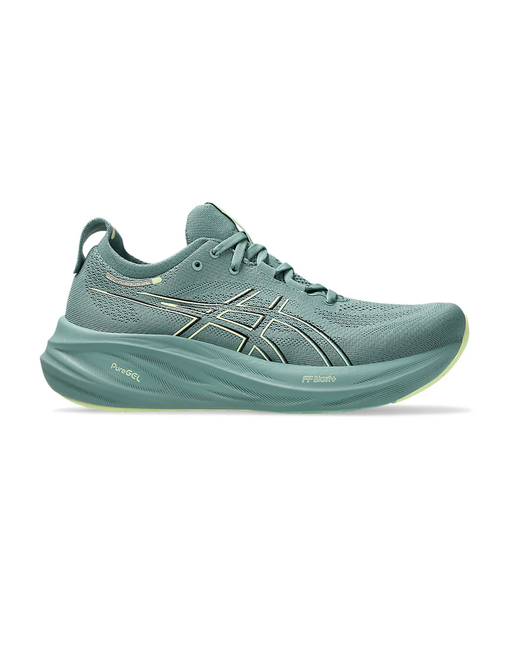 Asics Gel Nimbus 26 Celadon Side View