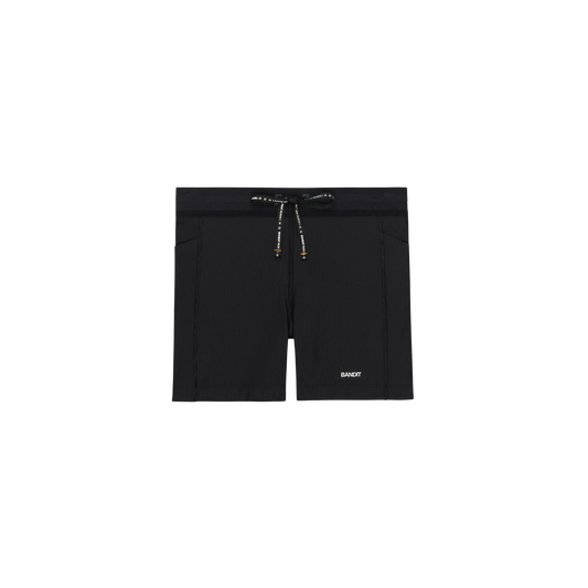 5" Women's Compression Shorts - Black