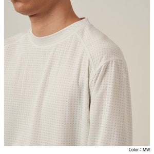 Dual Layered Dry L/S T-Shirt / Moon White