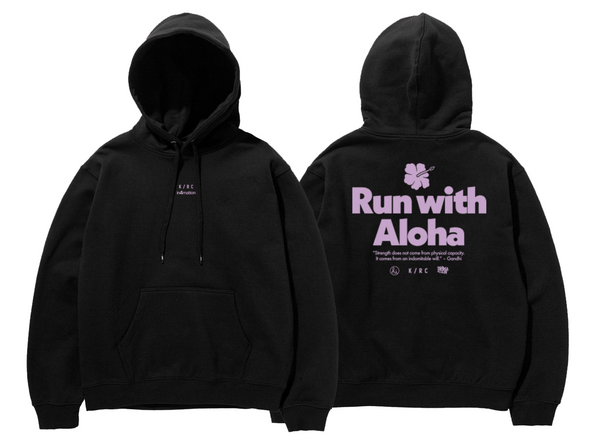 IN4MATION x KRC: ALOHA HOODIE BLACK AND PINK – Renegade Running